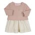 GYMP G  Dress Irena- Off White / Old Rose- 104