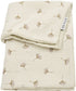 MEYCO Deken borduur m/badstof ginko 75x100cm - soft sand