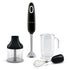 SMEG Handblender met accessoires - zwart
