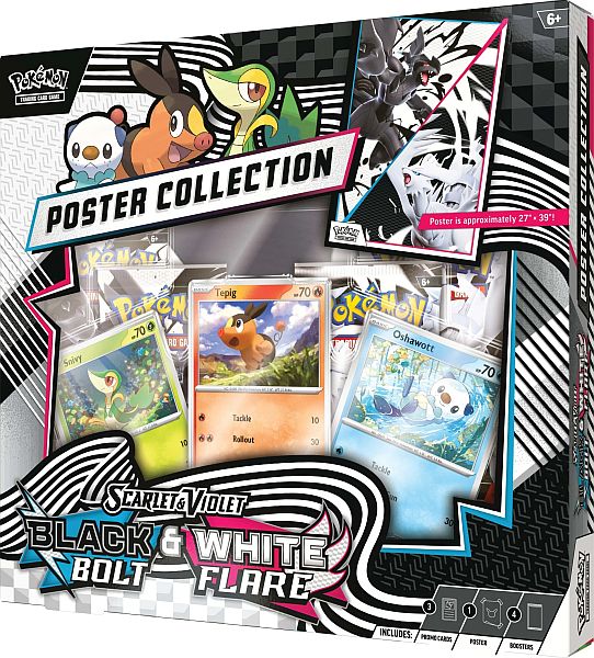 POKEMON SV 10.5 Poster collection - white flare & black bolt