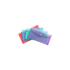 EXACOMPTA Chromaline etui m/drukknop - 24x12cm - pastel ass.