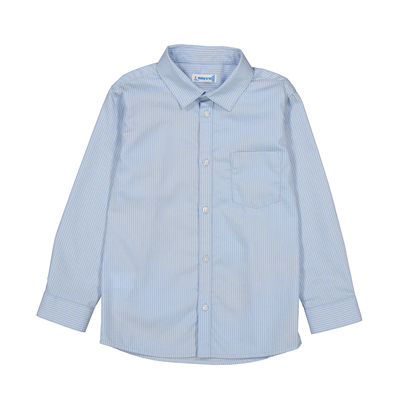 MAYORAL B Basic l/s shirt - light blue - 10