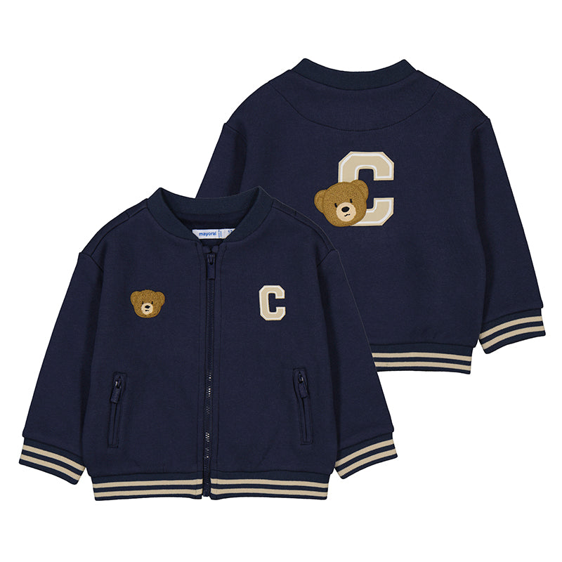 MAYORAL B Hoodie w/o hood - blue - 3