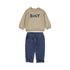 MAYORAL B Corduroy trouser set 2dlg - blue whale -  12M
