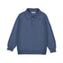 MAYORAL B L/s knit polo - steel - 4