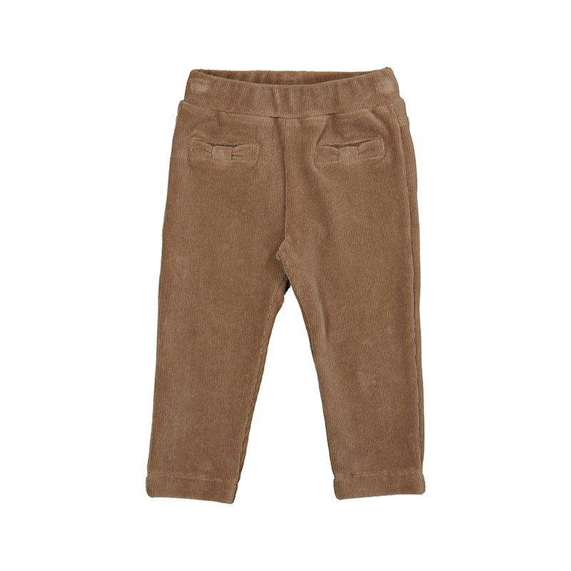 MAYORAL G Basic cord knit trousers - cinammon -   9M