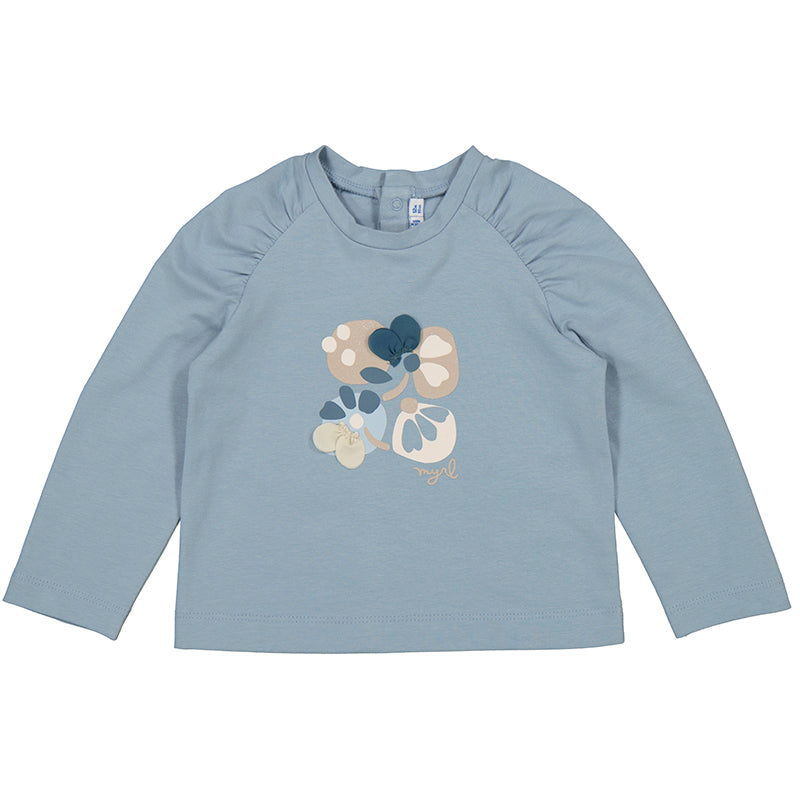 MAYORAL G L/s t-shirt - opal -  12M