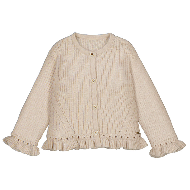 MAYORAL G Knit cardigan - tapioca -  12M