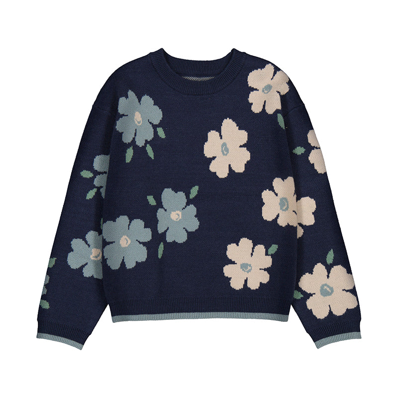 MAYORAL G Jacquard jumper - petroleum - 5