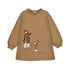 MAYORAL G Fleece dress - camel - 5