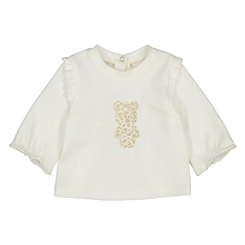 MAYORAL G L/s t-shirt - natural -  2/4