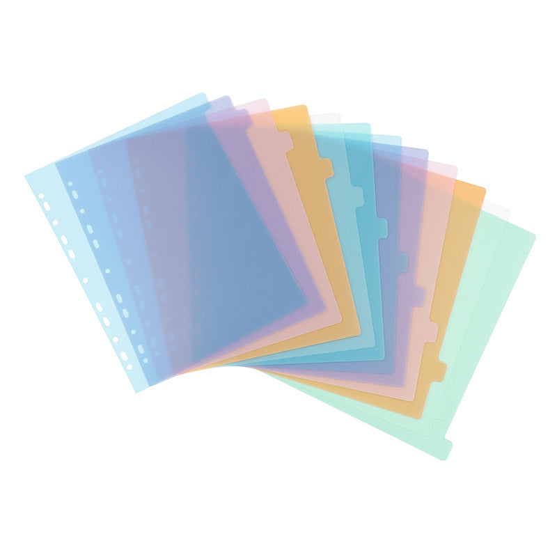 Bestandsdivider 12st maxi A4 - 24.5x30.5cm - pastel multicolor