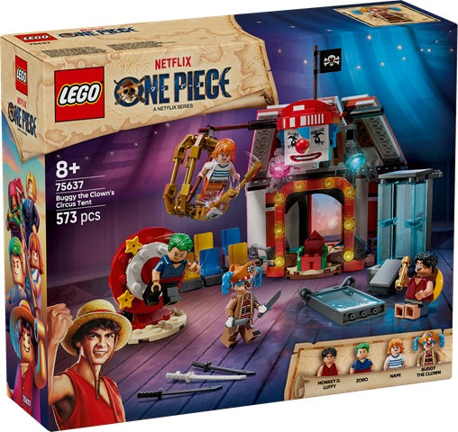 LEGO One Piece Netflix 75637 Circustent van buggy de clown TU