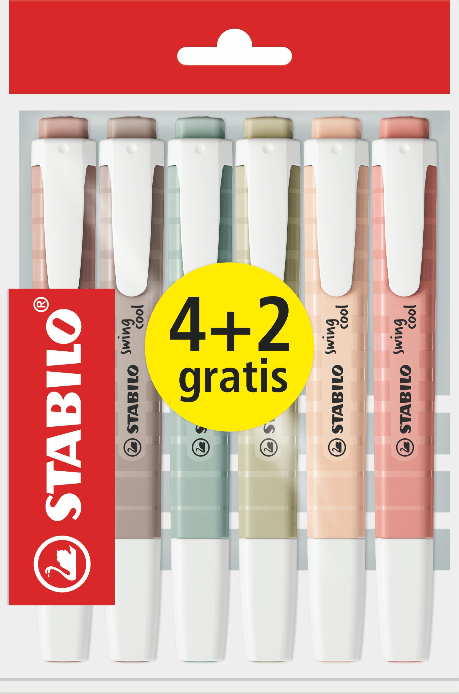 STABILO Swing nature colors - 4+2gratis