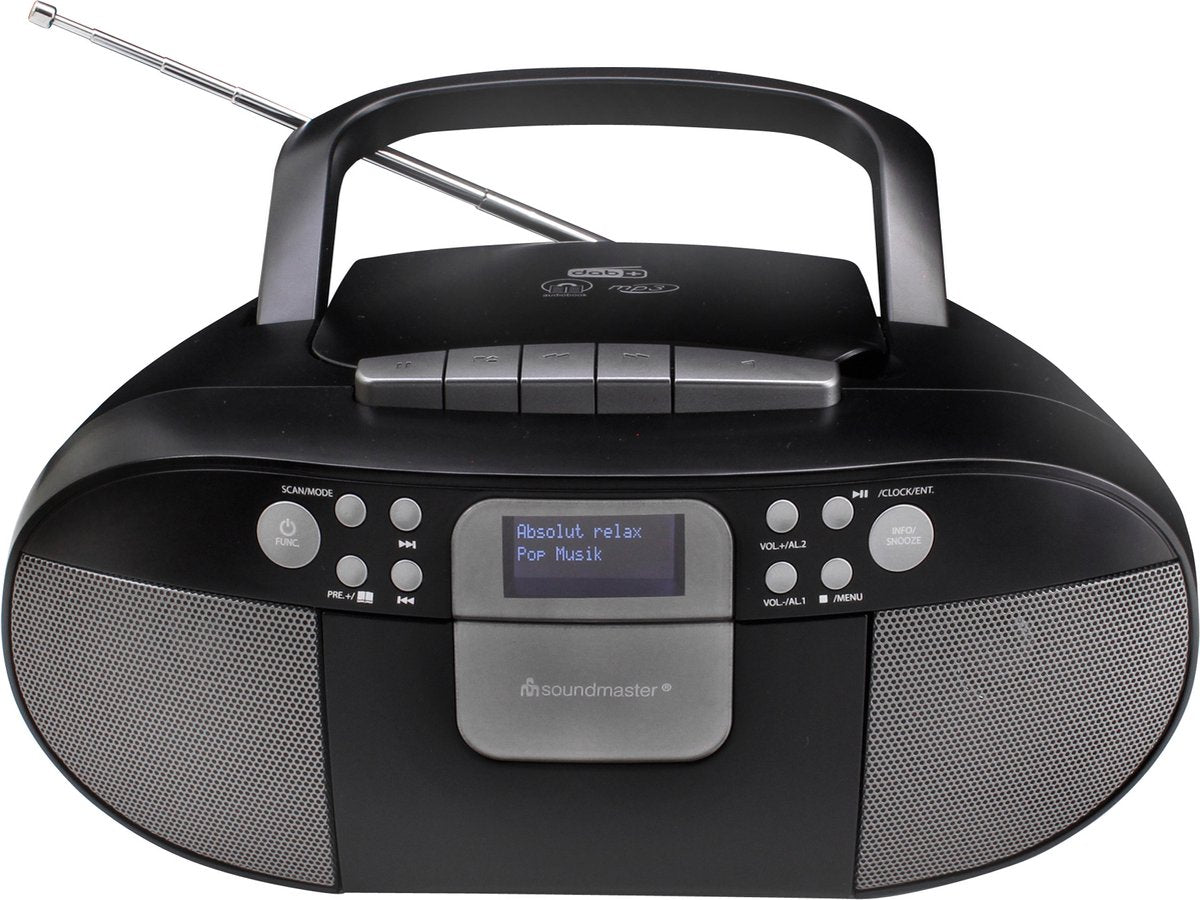 SOUNDMASTER DAB+ boombox met CD/MP3/USB