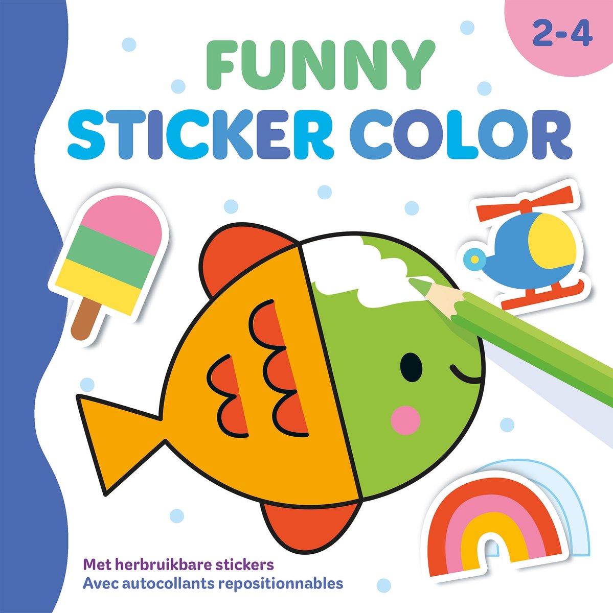 Funny sticker color - 2/4j.
