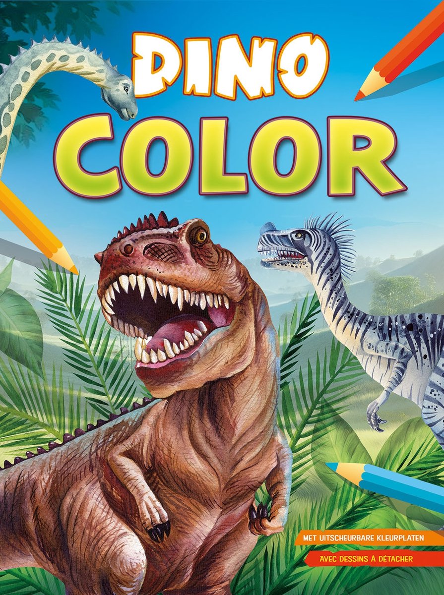 Dino color - kleurblok
