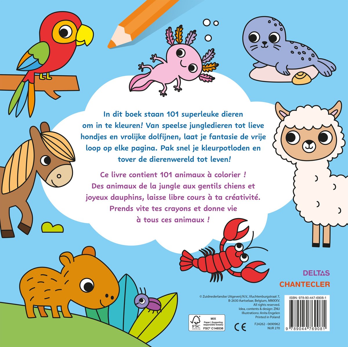 Maxi color fun - 101 dieren