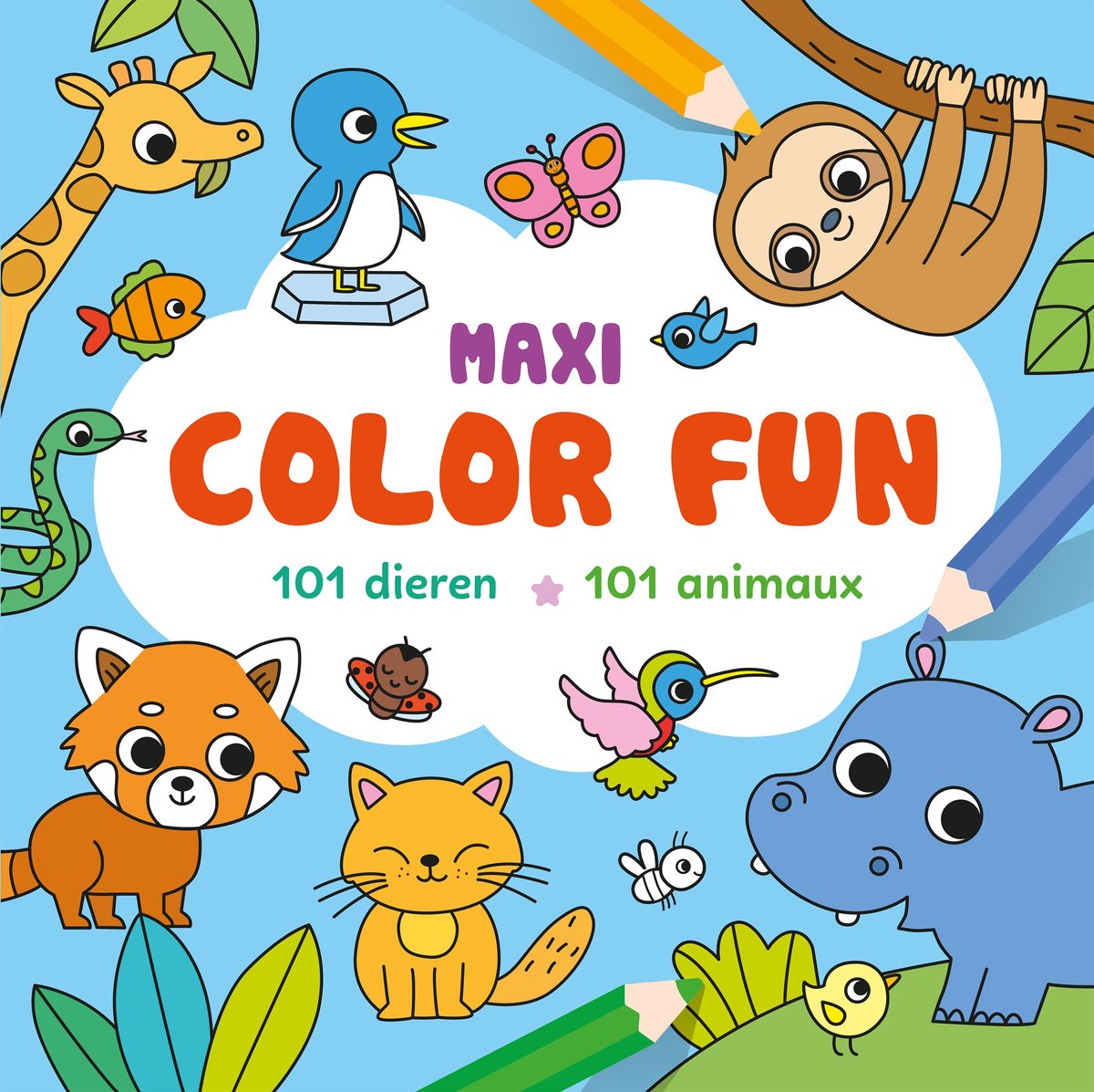 Maxi color fun - 101 dieren