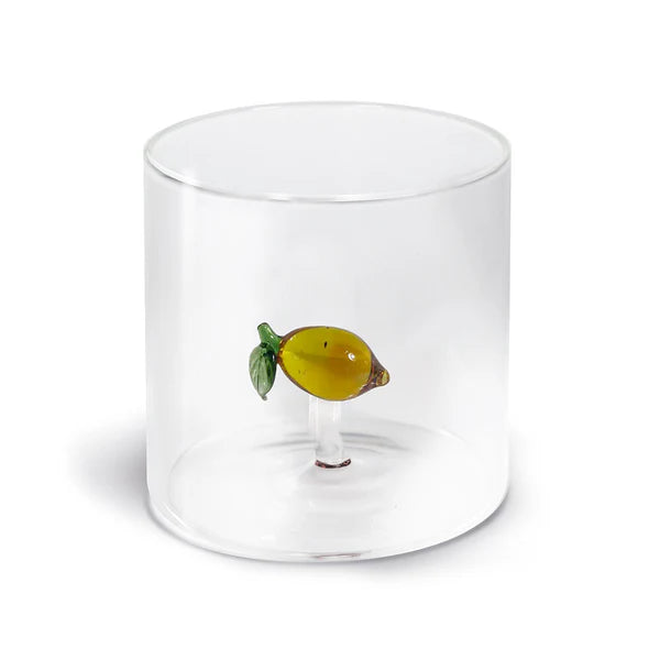 WD Glas 250ml in borosilicaat glas - citroen deco