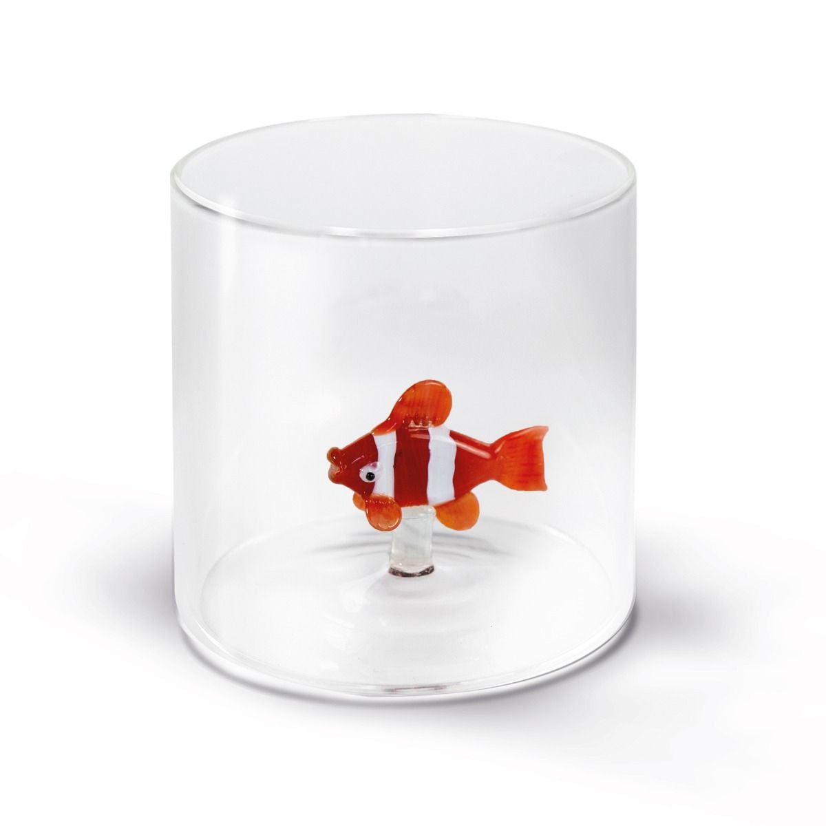 WD Glas 250ml in borosilicaat glas - clownvisje deco