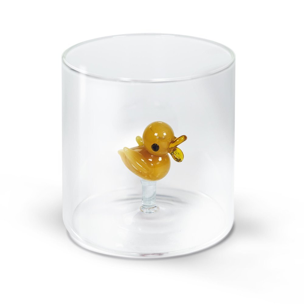 WD Glas 250ml in borosilicaat glas - eend deco