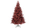 Kerstboom den flock 112x180cm - bordeaux