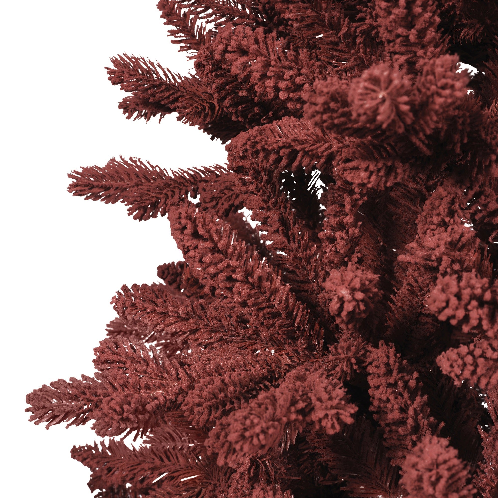 Kerstboom burgundy fir 127x210cm - rood