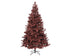 Kerstboom burgundy fir 127x210cm - rood