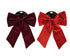 Kersthanger strik polyester 30x35cm - rood - ass. (prijs per stuk)