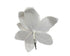 Kerst kerstster kunstbont op clip 28cm - creme