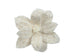 Kerst kerstster kunstbont op clip 28cm - creme