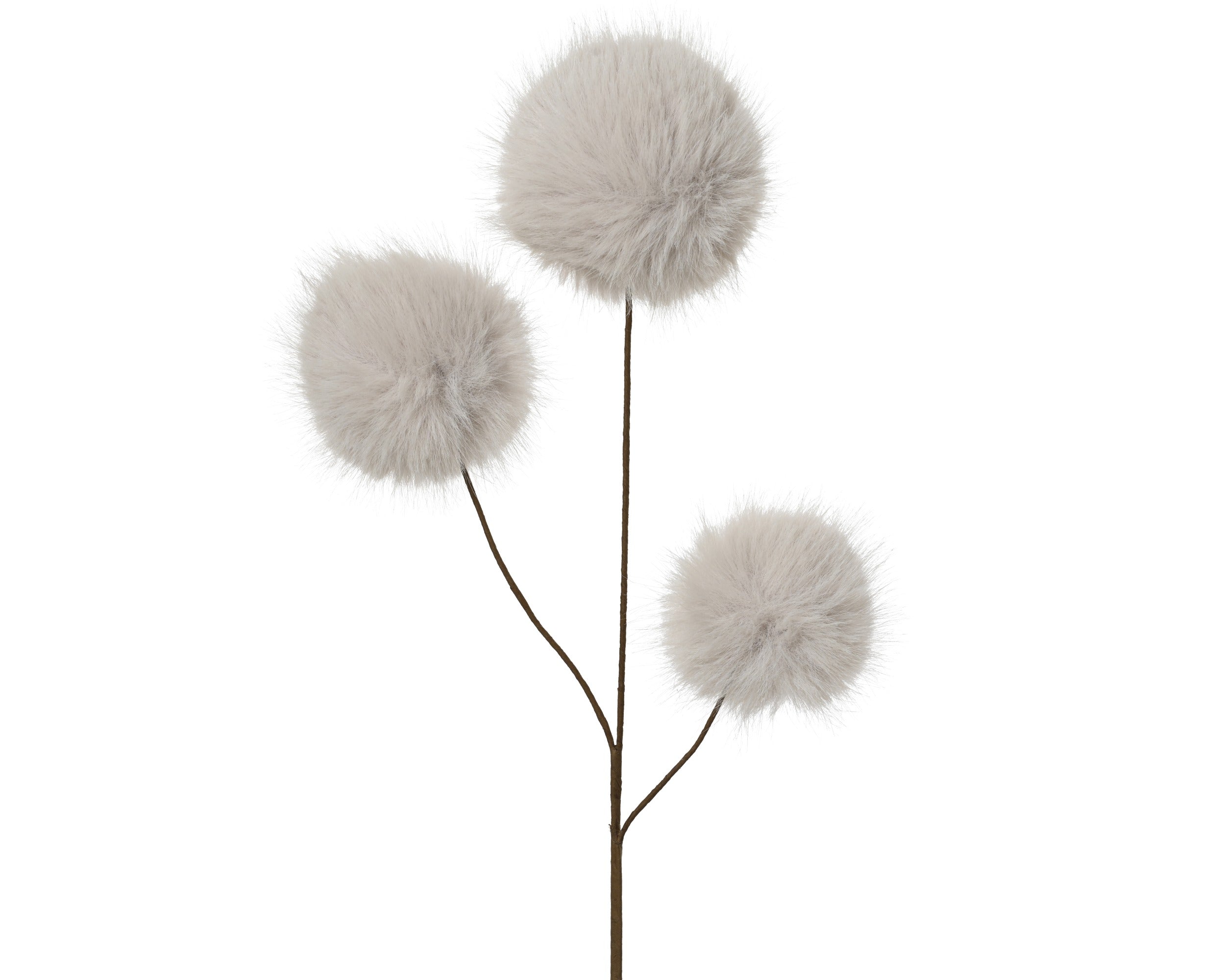 Kerst fluffy bulbs 12x70cm - creme