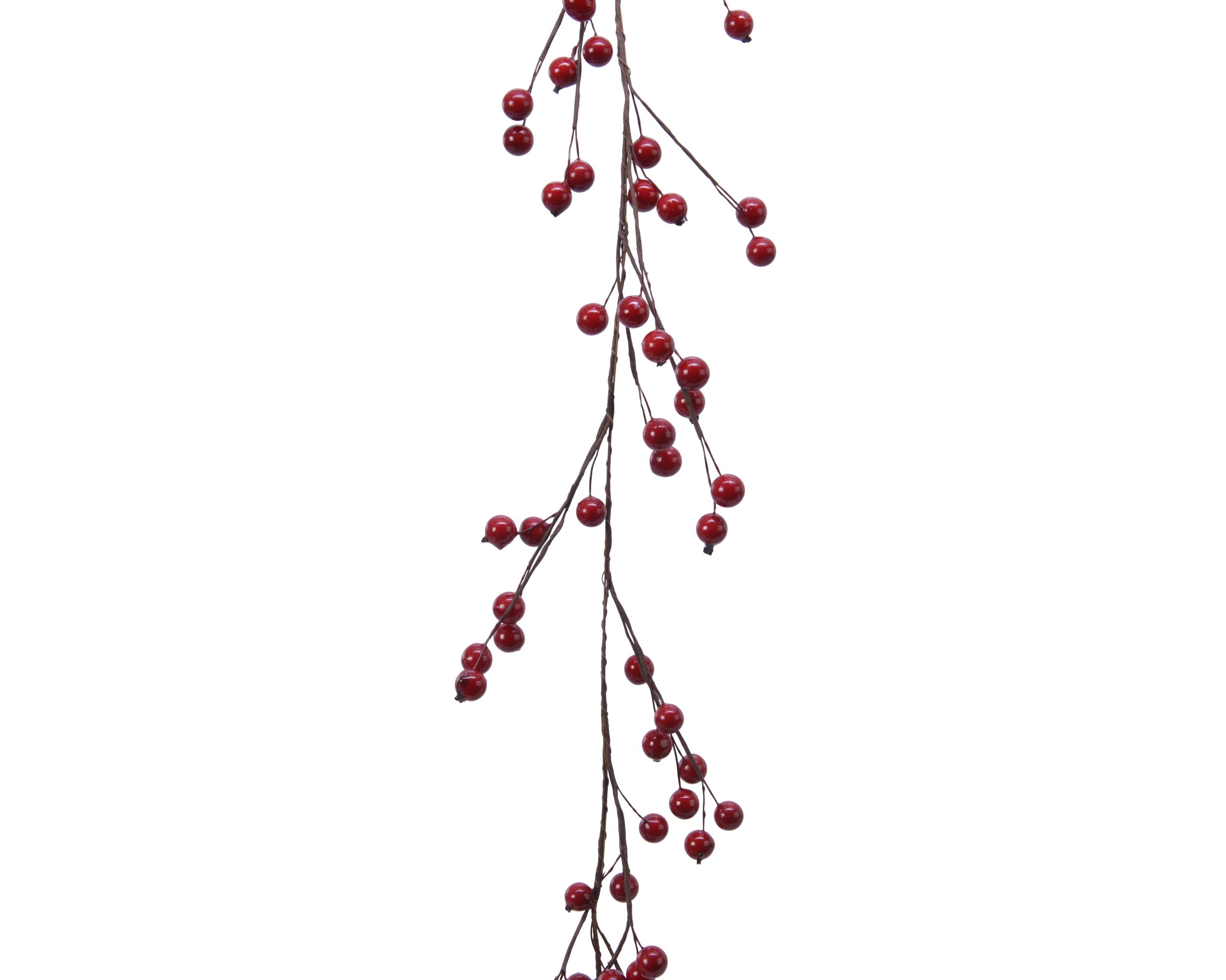 Kerstslinger foam berries 150cm - kerstrood