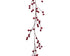 Kerstslinger foam berries 150cm - kerstrood
