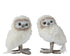 Kerstdeco uil kunstbont 11x8x16cm - creme - ass. (prijs per stuk)
