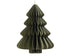 Kerstdeco boom papier 15x20cm - groen