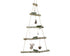 Kerstdeco boom 48x95cm - naturel