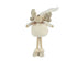 Kerstdeco hert staand 53cm - wit