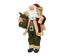 Kerstman polyester 17x30x45cm - multi