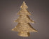 Kerstverlichting kerstboom LED 11x48x60cm - goud/warm wit