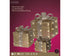 Lumineo micro LED giftbox binnen set/3 25x30cm - goud - warm wit