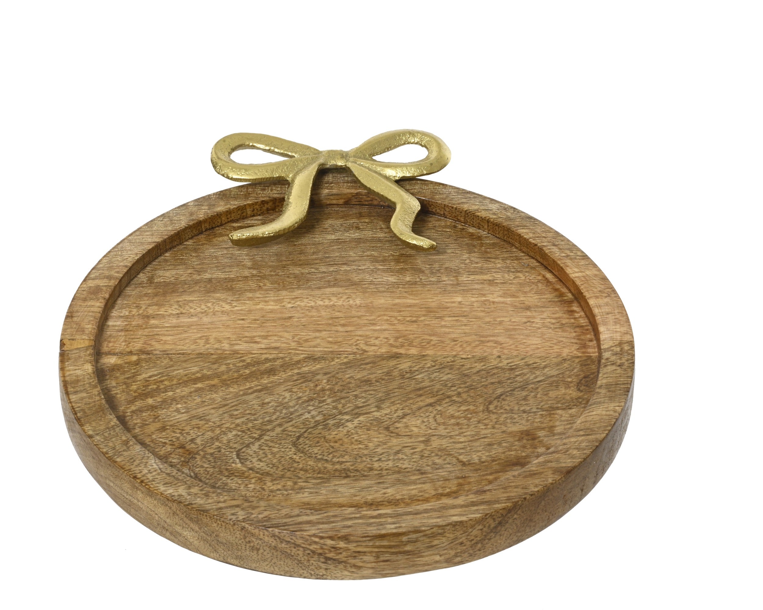 Bord mangohout 30x33cm - naturel