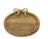 Bord mangohout 20x23cm - naturel