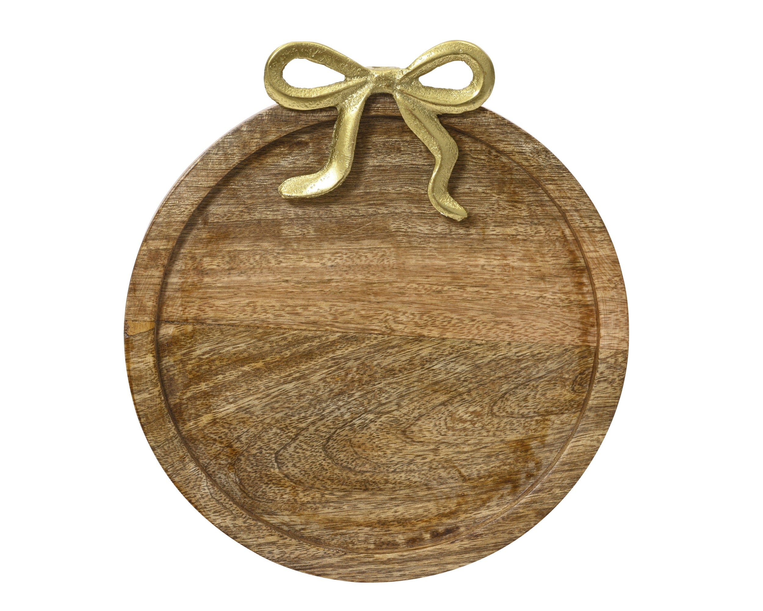 Bord mangohout 20x23cm - naturel