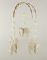 LITTLE LOUA Handmade elephants baby mobile
