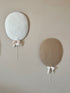 LITTLE LOUA Big boucle balloon white LED - 38x31cm