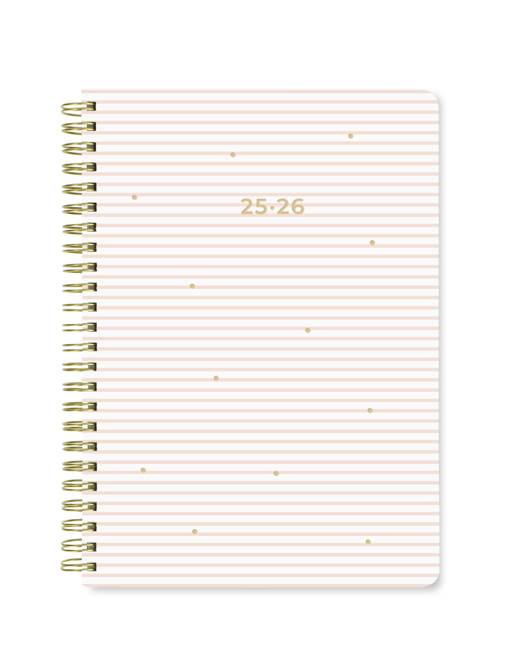 LETTS ACAD STRIPES A5 WTV ML ASS 2025 2026