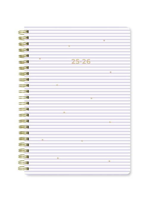LETTS ACAD STRIPES A5 WTV ML ASS 2025 2026