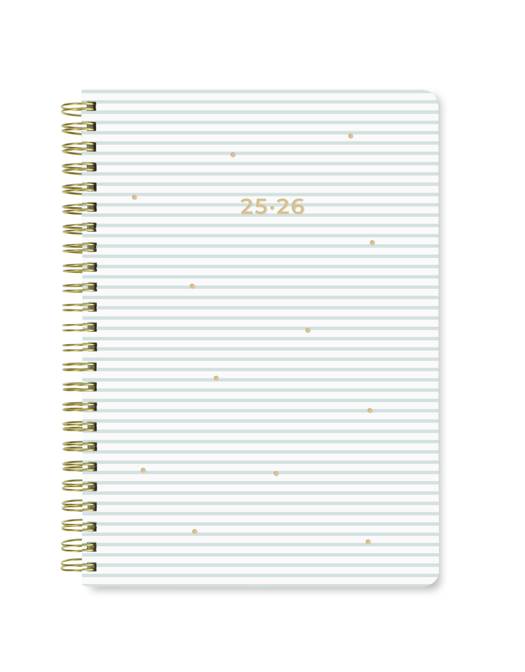 LETTS ACAD STRIPES A5 WTV ML ASS 2025 2026